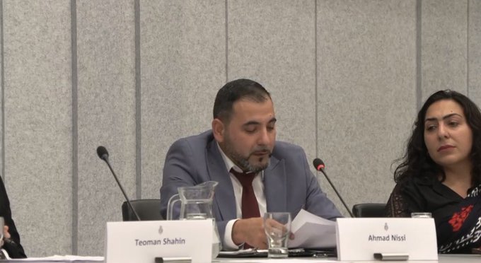 اعتداء على ممثل المجلس التنسيقي للتنظيمات الأحوازية داخل البرلمان الهولندي